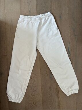Aritzia - Tna - joggers White Jogger Pants - Comfortable Everyday Bottoms